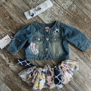 Denim jacket & skirt set ❤️